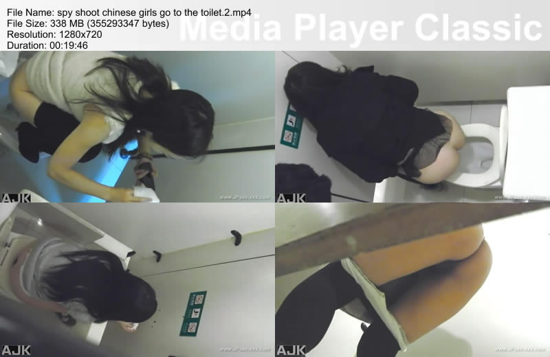 spy shoot chinese girls go to the toilet.2